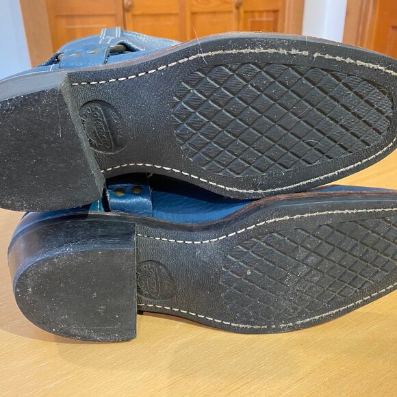 Frye Harness 12R Boot Teal Size 10 - Picture 5 of 8